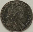 SIXPENCES 1697  WILLIAM III SMALL CROWNS 1ST BUST LATE HARP ESC 1552 GF