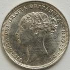 SIXPENCES 1887  VICTORIA YOUNG HEAD UNC LUS