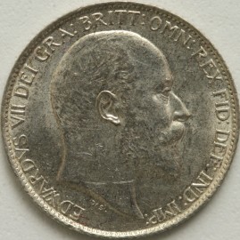 SIXPENCES 1906  EDWARD VII  UNC LUS