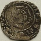 PHILIP & MARY 1554 -1558 PHILIP & MARY PENNY (USED AS HALFPENNY) CIVITAS LONDON MM HALVED ROSE AND CASTLE SCARCE NVF