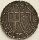 COMMONWEALTH 1654  COMMONWEALTH CROWN CO-JOINED SHIELDS MM SUN VERY SCARCE GVF