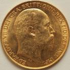 TWO POUNDS (GOLD) 1902  EDWARD VII EDWARD VII CURRENCY ISSUE BU