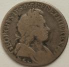 SHILLINGS 1723  GEORGE I WCC WELSH COPPER CO VERY RARE  NF 