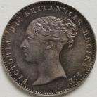 THREEPENCES SILVER 1848  VICTORIA EXTREMELY RARE SUPERB TONE UNC