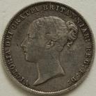 SIXPENCES 1859  VICTORIA 59 OVER 59 SCARCE NVF