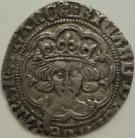 RICHARD III 1483 -1485 RICHARD III GROAT. TYPE IIB. READING RICARD. LONDON MINT. MM BOARS HEAD/SUN. NICE PORTRAIT VF