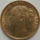 SOVEREIGNS 1872  VICTORIA LONDON ST GEORGE GVF