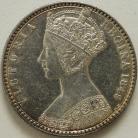 FLORINS 1849  VICTORIA GODLESS WITH WW EF