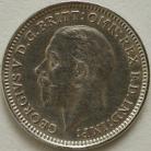 THREEPENCES SILVER 1927  GEORGE V PROOF ISSUE RARE UNC LUS