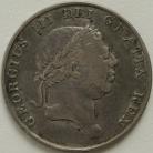 ONE SHILLING & SIXPENCE 1812  GEORGE III LAUREATE BUST VF