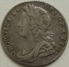 SIXPENCES 1731  GEORGE II ROSES AND PLUMES NVF