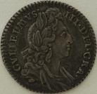 SIXPENCES 1697  WILLIAM III 1ST BUST. LATE HARP. SMALL CROWNS S3531 UNC.T