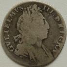 SIXPENCES 1700  WILLIAM III 3RD BUST F