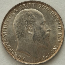 SIXPENCES 1902  EDWARD VII  UNC LUS