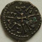 KINGS OF NORTHUMBRIA 810 -830 AETHELRED II STYCA. COPPER ALLOY. ALGHERE GVF