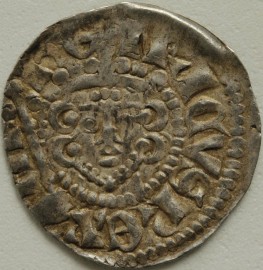 HENRY III 1247 -1272 HENRY III PENNY. LONG CROSS TYPE. CLASS 5B. NICOLE ON LVND. VERY SCARCE GVF