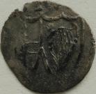 COMMONWEALTH 1649 -1660 COMMONWEALTH PENNY. CO-JOINED SHIELDS. NO MINT MARK F