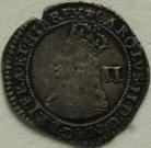 CHARLES II 1660 -1662 CHARLES II TWOPENCE. 3RD ISSUE. CROWNED BUST WITH INNER CIRCLE AND MARK OF VALUE. MM CROWN NVF