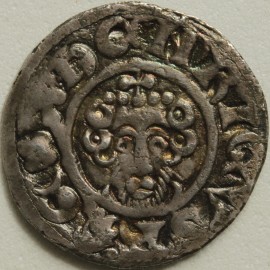 HENRY III 1216 -1247 HENRY III PENNY SHORT CROSS TYPE CLASS 7A PIERES ON DURHAM EXCELLENT PORTRAIT  GVF