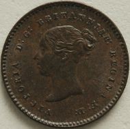 QUARTER FARTHINGS 1852  VICTORIA GEF