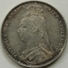 SHILLINGS 1891  VICTORIA GVF