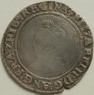 ELIZABETH I 1558 -1560 ELIZABETH I SHILLING. 1ST ISSUE. WIRE LINE AND BEADED INNER CIRCLES. MM LIS NF/GF