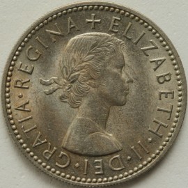 SHILLINGS 1958  ELIZABETH II ENG VERY SCARCE UNC LUS