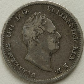 GROATS 1837  WILLIAM IV  GF