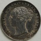 THREEPENCES SILVER 1854  VICTORIA UNC.T.