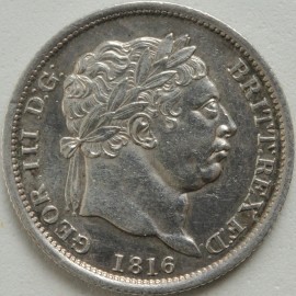 SHILLINGS 1816  GEORGE III  GEF