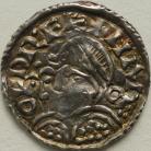 ANGLO SAXON-LATE PERIOD 1035 -1040 HAROLD I PENNY. FLEUR-DE-LIS TYPE. YORK MINT. UCEDE. REVERSE. VCEDEE ON EOFE GVF