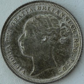 SIXPENCES 1885  VICTORIA SUPERB   UNC.T.