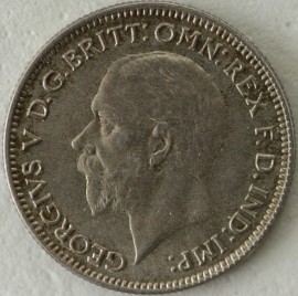 SIXPENCES 1934  GEORGE V  UNC T