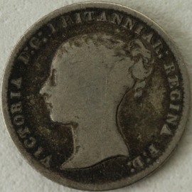 GROATS 1845  VICTORIA SCARCE GF