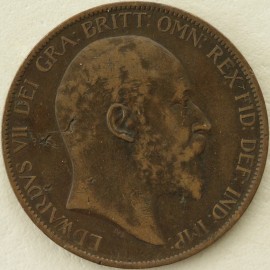 PENNIES 1904  EDWARD VII  GVF