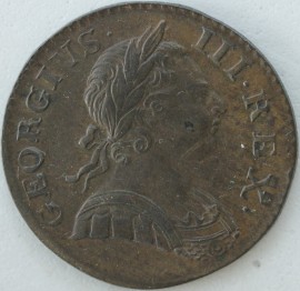 HALFPENCE 1770  GEORGE III  GEF