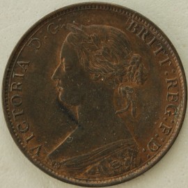 HALFPENCE 1862  VICTORIA F289 UNC.T.