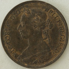 HALFPENCE 1887  VICTORIA  GEF