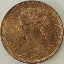 HALFPENCE 1888  VICTORIA  BU