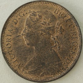 HALFPENCE 1888  VICTORIA  GEF