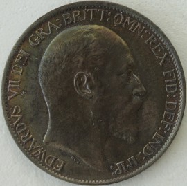 HALFPENCE 1902  EDWARD VII  UNC.T.