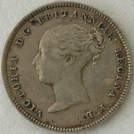 MAUNDY FOURPENCES 1856  VICTORIA  VF