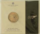FIVE POUNDS 2024  CHARLES III JAMES BOND BOND FILMS OF THE 1980s PACK BU