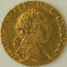 QUARTER GUINEAS 1762  GEORGE III GEORGE III LAUREATE HEAD NEF