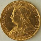 TWO POUNDS (GOLD) 1893  VICTORIA VICTORIA OLD HEAD. SCARCE GEF 