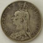 FLORINS 1892  VICTORIA VERY RARE GF