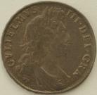 HALF CROWNS 1698  WILLIAM III DECIMO ESC 554 NVF