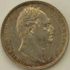 HALF CROWNS 1834  WILLIAM IV WW IN SCRIPT GEF