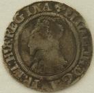 ELIZABETH I 1560 -1561 ELIZABETH I GROAT. 2ND ISSUE BUST 1F MM CROSS CROSSLET. F