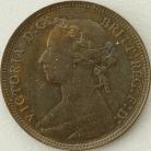 HALFPENCE 1885  VICTORIA GEF